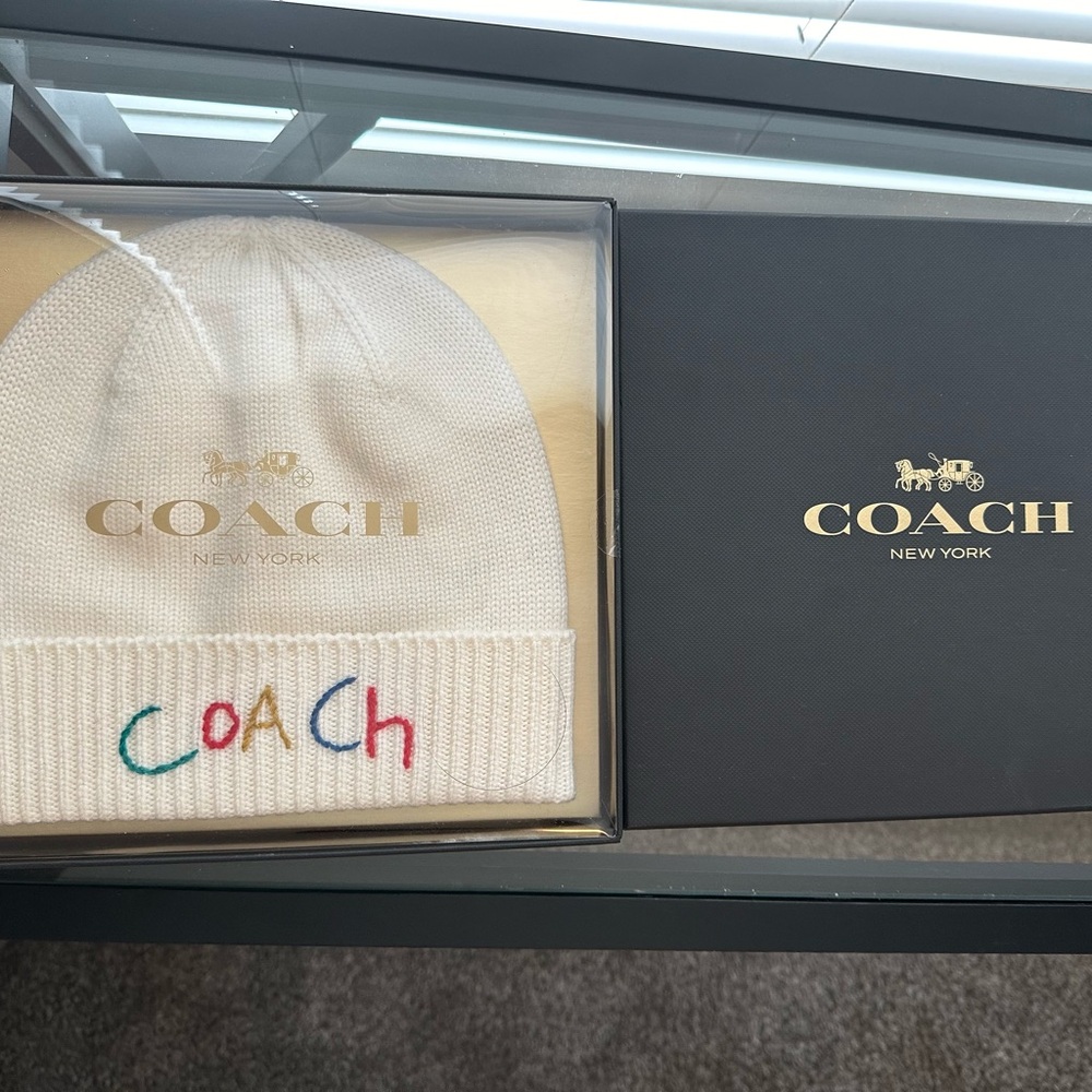 COACH | Coach Women's Embroidered Beanie with Gift Box